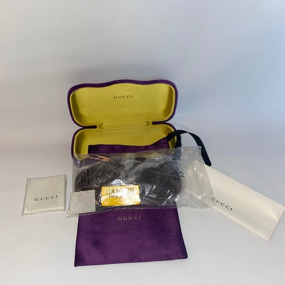 GUCCI SS19 Mask Shield Sunglasses Matte Black UNISEX - Picture 14 of 14